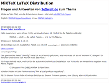 Tablet Screenshot of miktex.net